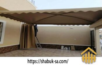 مظلات حي وادي لبن الرياض